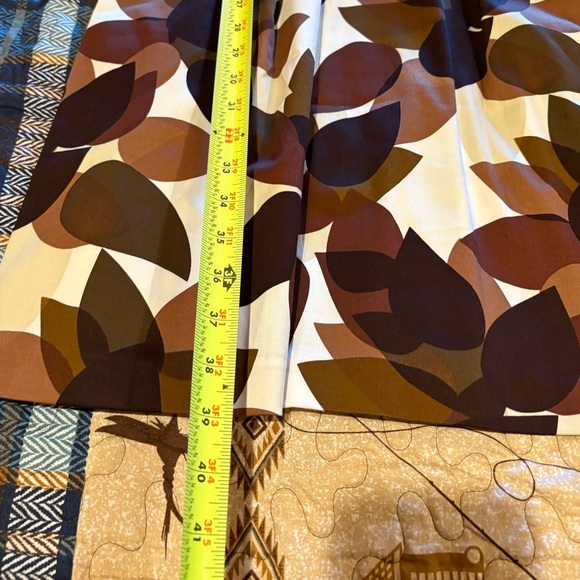 Calvin Klein Women's Brown Geometric Floral Sleeveless Dress size 8 NWT - Picture 10 of 10